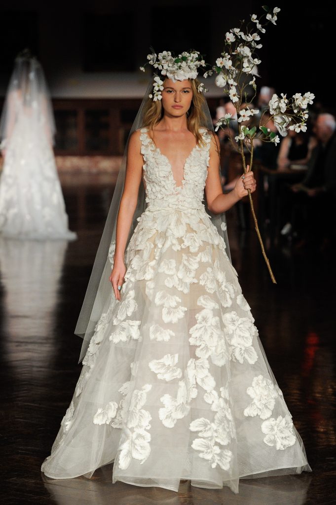 Tendencias de vestidos de novia 2019 Reem Acra